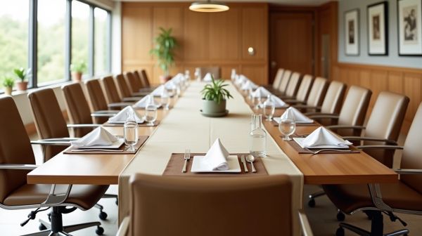 Choisir une table de réunion pour 20 personnes de manière efficace
